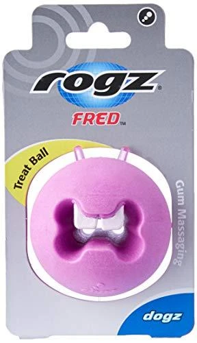 Rogz FRED rožinis kamuoliukas su spygliais 6.4cm