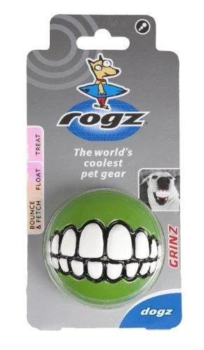 Rogz Grinz skanėstų kamuoliukas šunims žalias 64mm