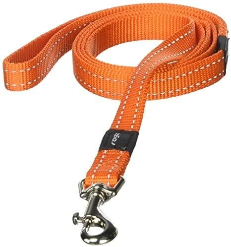 Rogz pavadėlis atšvaitas šuniui Reflective HL11E Bordo (plotis 1,6cm; ilgis 140cm)