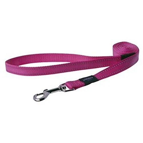 Rogz pavadėlis atšvaitas šuniui Reflective HL11E Bordo (plotis 1,6cm; ilgis 140cm)