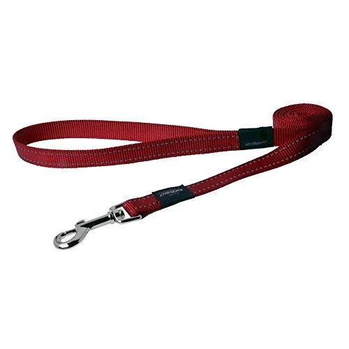Rogz pavadėlis atšvaitas šuniui Reflective HL11E Bordo (plotis 1,6cm; ilgis 140cm)