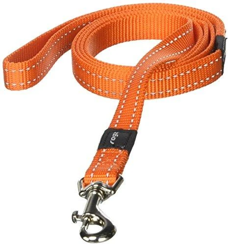 Rogz pavadėlis atšvaitas šuniui Reflective HL11D Oranžinis (plotis 1,6cm; ilgis 140cm)