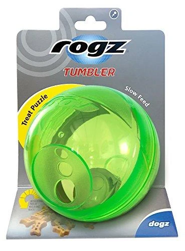 Rogz Tumbler Interaktyvus žaislas šunims žalias 650ml