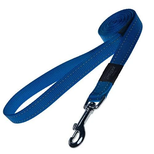 Rogz pavadėlis atšvaitas šuniui Reflective HL06B Mėlynas (plotis 2cm; ilgis 140cm)