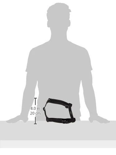 Rogz petnešos atšvaitas šuniui H-Harness Reflective SJ06A (plotis 2cm; apimtis 45-76cm)