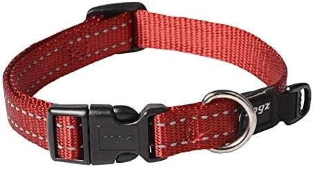 Rogz antkaklis atšvaitas šuniui Reflective HB11C (plotis 1,6cm; apimtis 26-40cm)