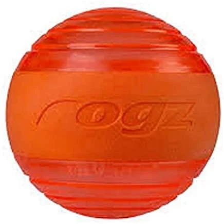 Rogz Squeekz oranžinis kamuoliukas 6.4cm (plūduriuoja)