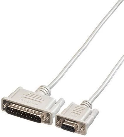 Roline DB-9 – DB-25, 1,8 m, pilka (01/11/4618)