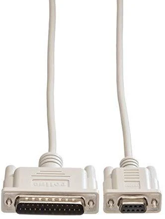 Roline DB-9 – DB-25, 1,8 m, pilka (01/11/4618)