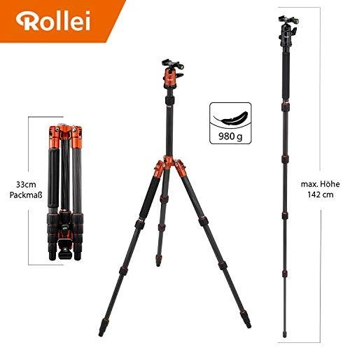 „Rollei“ – trikojis – anglies pluošto – kompaktiškas keliautojas Nr. 1