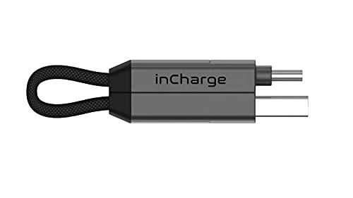 Kabelių rinkinys-raktų pakabukas Rolling Square inCharge® 6 USB-C/Lightning/Micro USB, 6cm/ 6770055