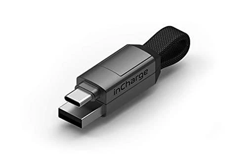 Kabelių rinkinys-raktų pakabukas Rolling Square inCharge® 6 USB-C/Lightning/Micro USB, 6cm/ 6770055