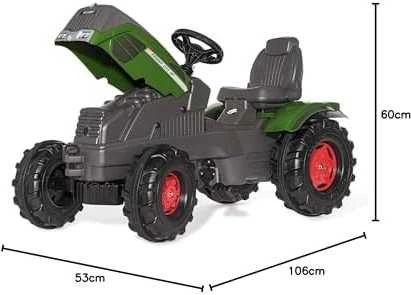 Rolly Toys Fendt 211 didelis pedalinis traktoriukas rollyFarmTrac