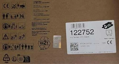 Rolly Toys Traukinys Cisternas John Deere Dviejų Ašių 30l