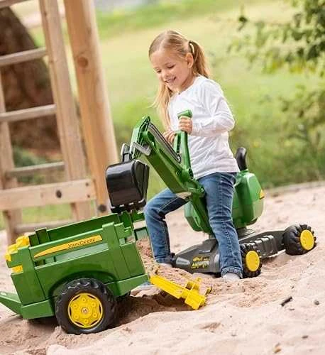 John Deere Rolly Toys traktorius su kaušu