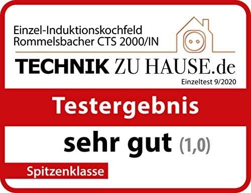 Indukcinė Kaitlentė - Rommelsbacher CTS 2000 IN 10 Galingumo Lygiai, Laikmatis, Juoda