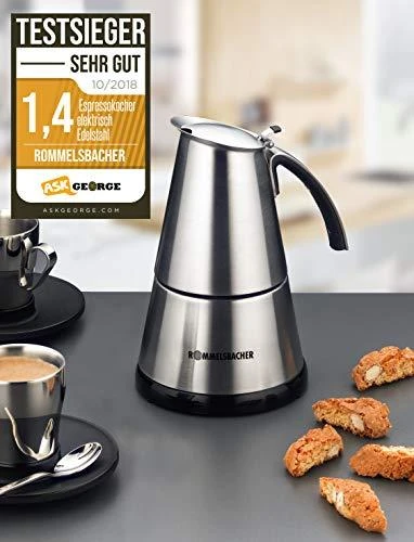 Espresso Maker Rommelsbacher EKO 364/E Semi-automatinis, 365 W, Nerūdijantis plienas