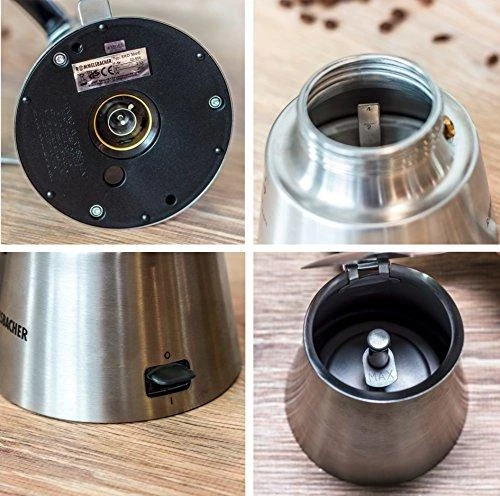 Espresso Maker Rommelsbacher EKO 364/E Semi-automatinis, 365 W, Nerūdijantis plienas