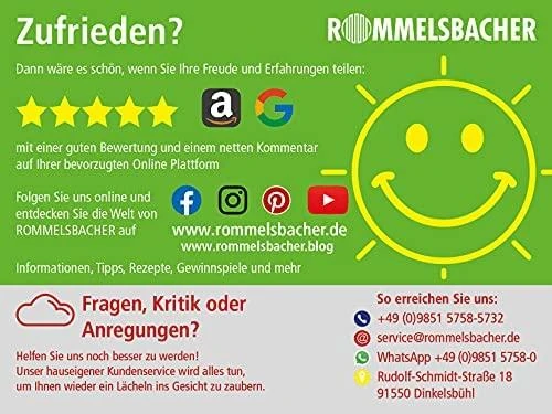 RML Rommelsbacher MX 1250 trintuvas 1,75 L Pastatomas trintuvas 1200 W Nerūdijančiojo plieno