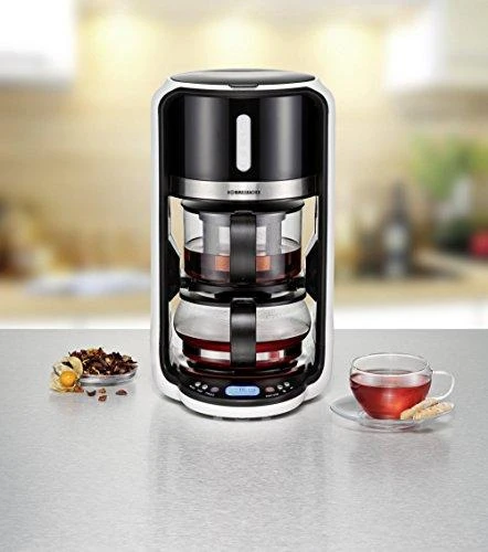 Virdulys Rommelsbacher TA 1200 Tea maker, Glass, Juodas, 1200 W, 1 L