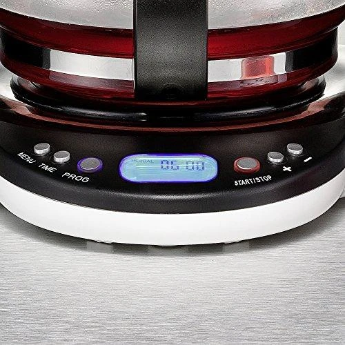 Virdulys Rommelsbacher TA 1200 Tea maker, Glass, Juodas, 1200 W, 1 L