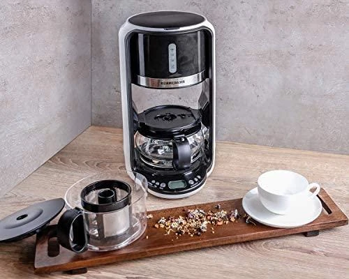 Virdulys Rommelsbacher TA 1200 Tea maker, Glass, Juodas, 1200 W, 1 L