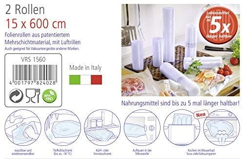 Rommelsbacher VRS 1560 Folienrollen 15x600cm VakuumiergerÃ¤t