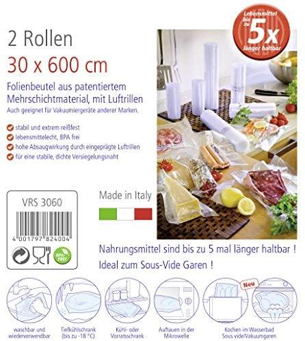 ROMMELSBACHER VRS 3060 - Vacuum sealer roll - 6 m - 30 cm
