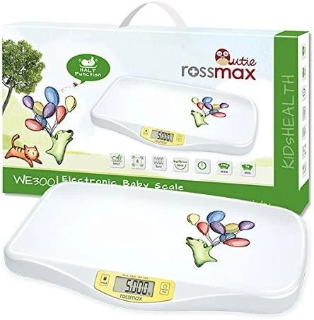 „Rossmax WE300 Qutie“ kūdikių svarstyklės su diskretinio laikymo funkcija (NAUJIENA)