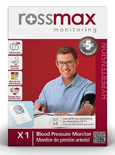 Rossmax (Šveicarija) Kraujospūdžio matuoklis žastinis Rossmax X1 