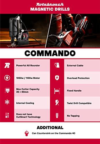 Rotabroach Comando40 1100W magnetinis kojinis gręžtuvas