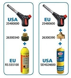Rothenberger adapterių suderinamumo schema