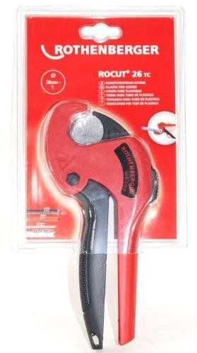 Žirklės plastikiniams vamzdžiams ROCUT 26 TC 0-26mm, Rothenberger
