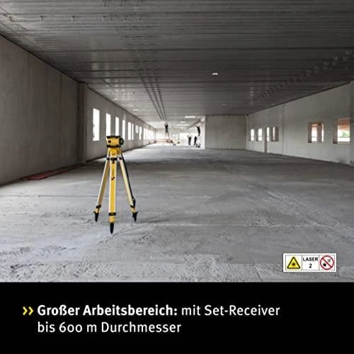 Lazerinis rotacinis nivelyras LAR 160 + imtuvas REC 160 RG, žalias, Stabila