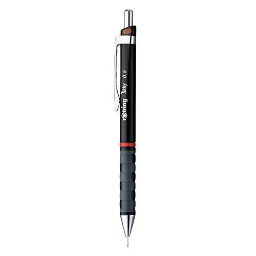 Automatinis pieštukas Rotring Tikky Juodas - Rinkinys Su Grafitu Ir Trintuku - 1904817