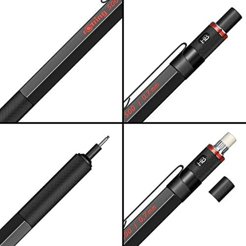 Dymo Automatinis pieštukas Rotring 500 0.7 Juoda Korpusas - 2186326