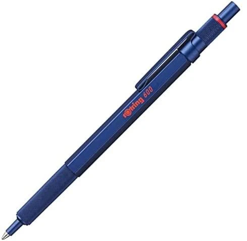 rotring 600 Tušinukas metalinės mėlynos spalvos