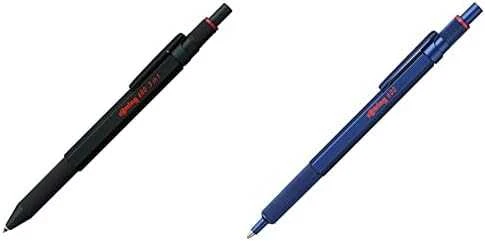 "Rotring 600 3in1" daugiafunkcinis rašiklis su rašikliu ir mechaniniu pieštuku, juodas