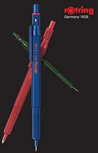 "Rotring 600 3in1" daugiafunkcinis rašiklis su rašikliu ir mechaniniu pieštuku, juodas