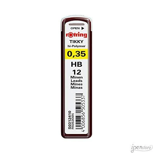 Grafitas pieštukui Rotring TIKKY 0,35 mm HB - S0312410
