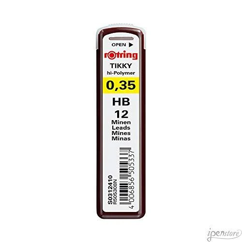 Grafitas pieštukui Rotring TIKKY 0,35 mm HB - S0312410