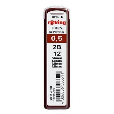Grafitas pieštukui Rotring Tikky 0,5mm 2B - S0312630