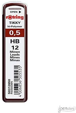 Grafitas pieštukui Rotring TIKKY 0,5 mm HB - S0312650