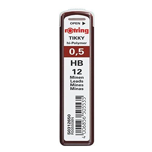 Grafitas pieštukui Rotring TIKKY 0,5 mm HB - S0312650
