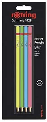 Rotring Core pieštukų rinkinys Neon HB 4 vnt. - 2094213
