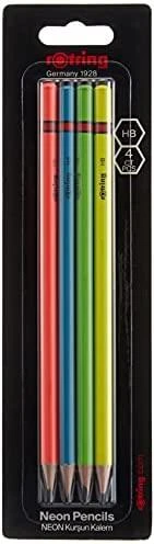 Rotring Core pieštukų rinkinys Neon HB 4 vnt. - 2094213
