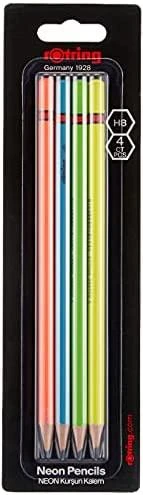 Rotring Core pieštukų rinkinys Neon HB 4 vnt. - 2094213