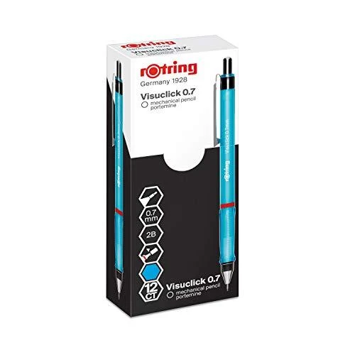 Automatinis pieštukas Rotring Visuclick 0.7mm 2B Mėlynas - 2088548