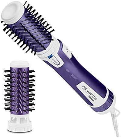 Besisukantis plaukų šepetys Rowenta Active Voume&Shine + lokówka CF 9530 Active ( 1000 W , Violetinė )
