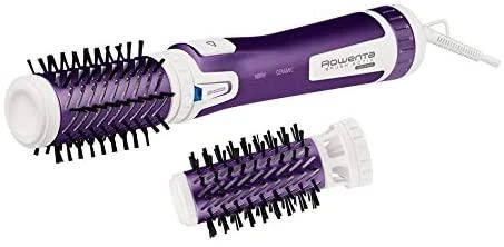 Besisukantis plaukų šepetys Rowenta Active Voume&Shine + lokówka CF 9530 Active ( 1000 W , Violetinė )